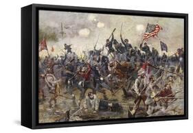 The Battle of Spotsylvania, May 8-21 1864-Henry Alexander Ogden-Framed Stretched Canvas