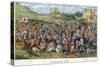 The Battle of Spurs, 1513-English School-Stretched Canvas