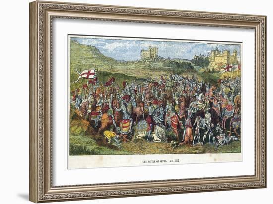 The Battle of Spurs, 1513-English School-Framed Giclee Print