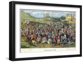 The Battle of Spurs, 1513-English School-Framed Giclee Print