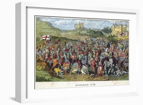 The Battle of Spurs, 1513-English School-Framed Giclee Print