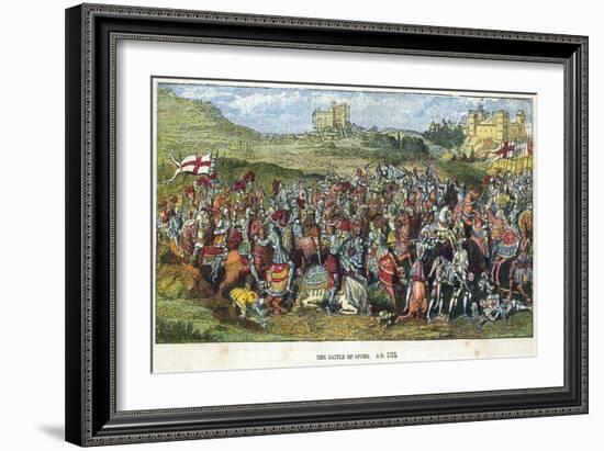 The Battle of Spurs, 1513-English School-Framed Giclee Print