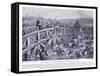 The Battle of Stamford Bridge Ad1066, 1920's-Alfred Pearse-Framed Stretched Canvas