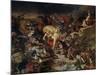 The Battle of Taillebourg, 21st July 1242, 1837-Eugene Delacroix-Mounted Giclee Print