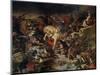 The Battle of Taillebourg, 21st July 1242, 1837-Eugene Delacroix-Mounted Giclee Print