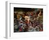 The Battle of Taillebourg, 21st July 1242-Eugene Delacroix-Framed Giclee Print