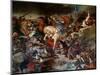 The Battle of Taillebourg, 21st July 1242-Eugene Delacroix-Mounted Giclee Print