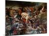 The Battle of Taillebourg, 21st July 1242-Eugene Delacroix-Mounted Giclee Print