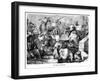 The Battle of Taillebourg, France, 1242-Felix Henri Emmanuel Philippoteaux-Framed Giclee Print