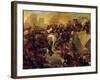 The Battle of Taillebourg Won by Saint Louis on 21 July 1242. Taillebourg, a Strategic Passage Betw-Ferdinand Victor Eugene Delacroix-Framed Giclee Print