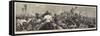The Battle of Tel-El-Kebir-Richard Caton Woodville II-Framed Stretched Canvas