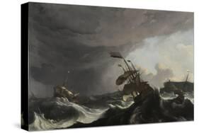 The Battle of Terheide, C.1695-Ludolf Backhuysen-Stretched Canvas