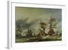 The Battle of Texel, 21st August 1673-Louis Eugene Gabriel Isabey-Framed Giclee Print