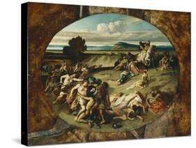 The Battle of the Amazons, 1857-Anselm Feuerbach-Stretched Canvas