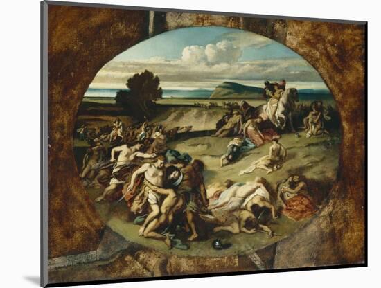 The Battle of the Amazons, 1857-Anselm Feuerbach-Mounted Giclee Print