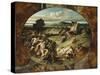 The Battle of the Amazons, 1857-Anselm Feuerbach-Stretched Canvas