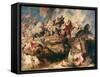 The Battle of the Amazons-Peter Paul Rubens-Framed Stretched Canvas