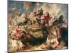 The Battle of the Amazons-Peter Paul Rubens-Mounted Giclee Print