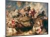 The Battle of the Amazons-Peter Paul Rubens-Mounted Giclee Print