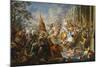 The Battle of the Amazons-Johann Georg Platzer-Mounted Giclee Print