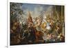 The Battle of the Amazons-Johann Georg Platzer-Framed Giclee Print