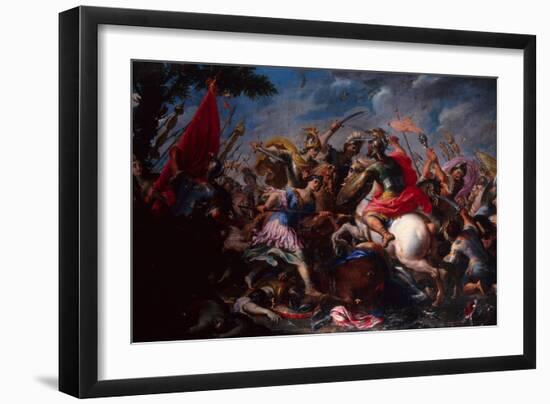 The Battle of the Amazons-Antonio Tempesta-Framed Premium Giclee Print