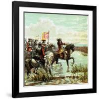 The Battle of the Boyne, 1690-null-Framed Giclee Print