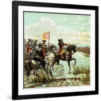 The Battle of the Boyne, 1690-null-Framed Giclee Print