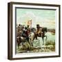 The Battle of the Boyne, 1690-null-Framed Premium Giclee Print