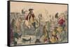 The Battle of the Boyne, 1850-John Leech-Framed Stretched Canvas