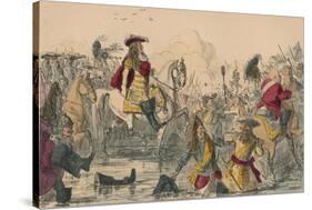 The Battle of the Boyne, 1850-John Leech-Stretched Canvas