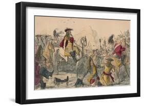 The Battle of the Boyne, 1850-John Leech-Framed Giclee Print