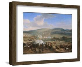 The Battle of the Boyne on 12th July 1690, 1690-Jan Wyck-Framed Giclee Print