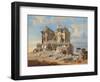 The Battle of the Casino Dei Quattro Venti during the Siege of Rome, 1849 (Oil on Canvas)-Carl Friedrich Heinrich Werner-Framed Giclee Print