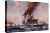 The Battle of the Falklands: the Sinking of the Scharnhorst-E. S. Hodgson-Stretched Canvas