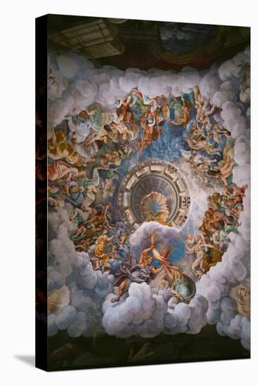 The Battle of the Giants.-Giulio Romano-Stretched Canvas