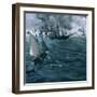 The Battle of the Kearsarge and the Alabama, 1864-Edouard Manet-Framed Giclee Print