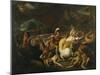 The Battle of the Lapithes and the Centaurs-Jean-francois De Troy-Mounted Giclee Print