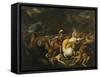 The Battle of the Lapithes and the Centaurs-Jean-francois De Troy-Framed Stretched Canvas