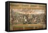 The Battle of the Milvian Bridge, 1517-1524-Gianfrancesco Penni-Framed Stretched Canvas