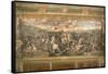 The Battle of the Milvian Bridge, 1517-1524-Gianfrancesco Penni-Framed Stretched Canvas