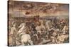 The Battle of the Milvian Bridge in the Hall of Constantine-Godong-Stretched Canvas