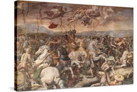 The Battle of the Milvian Bridge in the Hall of Constantine-Godong-Stretched Canvas