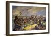 The Battle of the Neva on July 15, 1240, 1940-Julia Truze-Ternovskaya-Framed Giclee Print