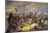 The Battle of the Neva on July 15, 1240, 1940-Julia Truze-Ternovskaya-Mounted Giclee Print