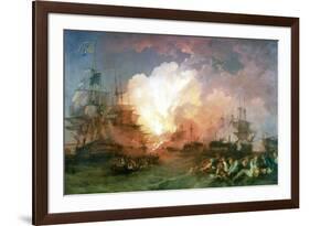 The Battle of the Nile, 1800-Philip James De Loutherbourg-Framed Giclee Print