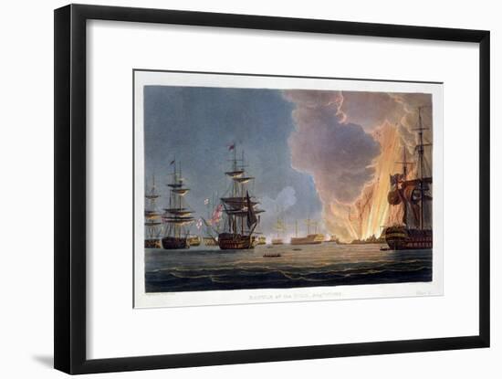 The Battle of the Nile, 1st August 1798 (1816)-Bailey-Framed Giclee Print