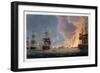 The Battle of the Nile, 1st August 1798 (1816)-Bailey-Framed Giclee Print