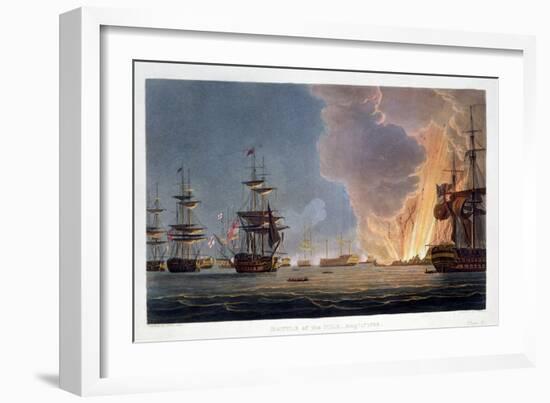 The Battle of the Nile, 1st August 1798 (1816)-Bailey-Framed Giclee Print