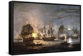 The Battle of the Nile, August 1st 1798, 1830-Thomas Luny-Framed Stretched Canvas